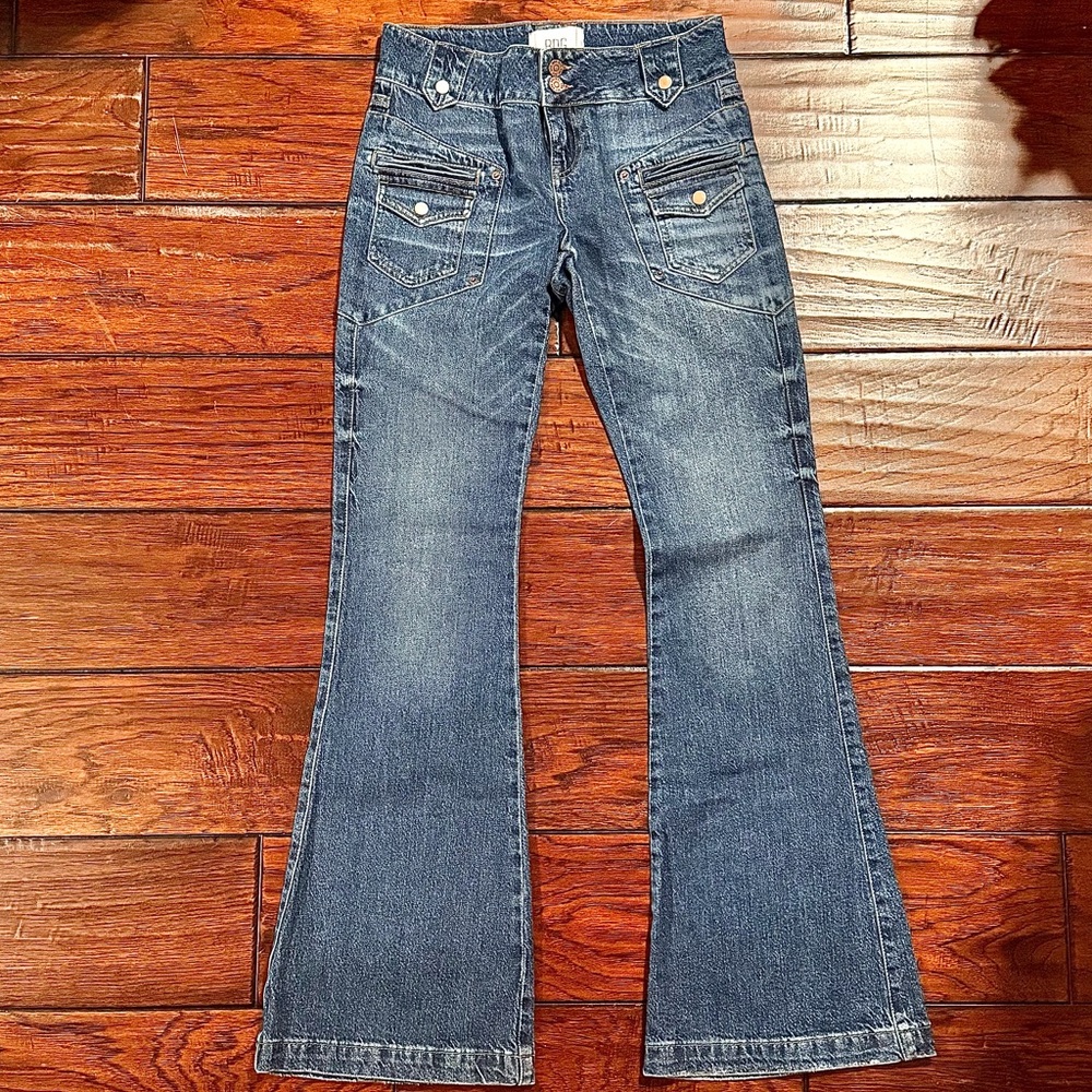 BDG Blue Flare Wide Leg Jeans